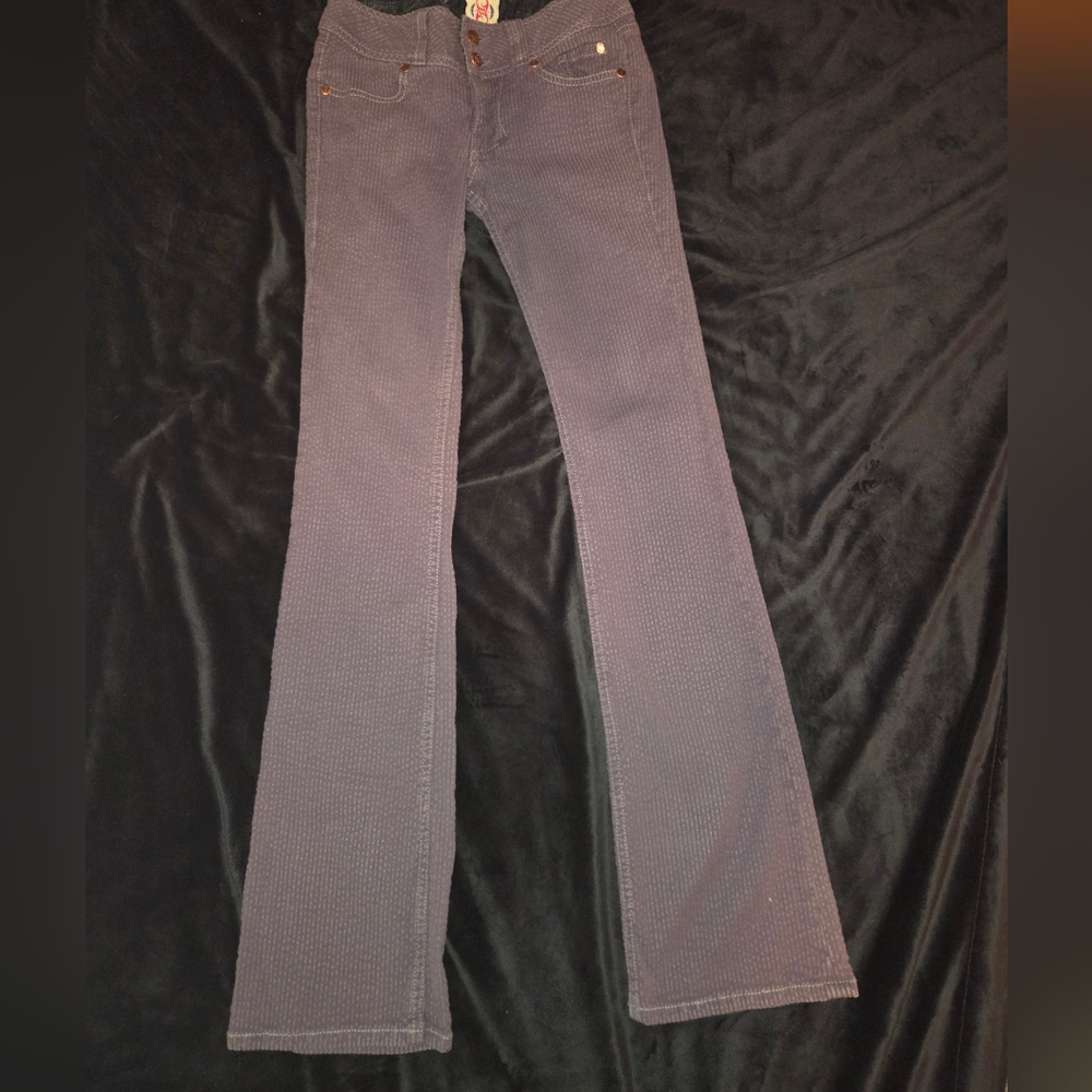 Sucker Purple Flare Corduroy Pants